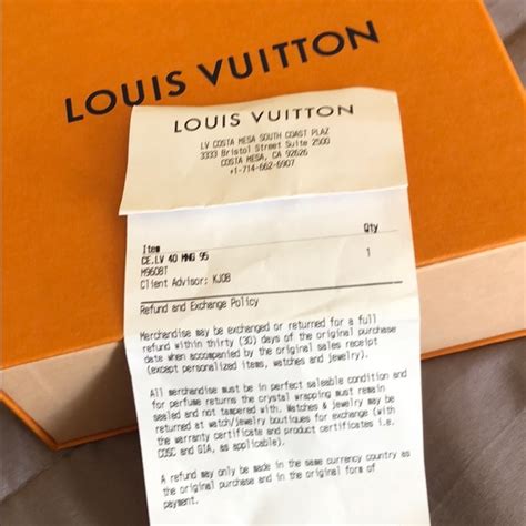 louis vuitton receipt belt